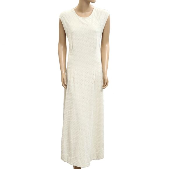 Free People Free-est Eventide Midi Dress Eyelet Embroidered Resort XL NEW 282646 - Picture 7 of 11